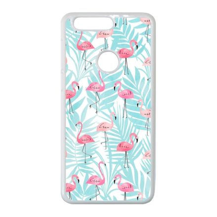 Flamingo Pálmafa nyár Huawei P Smart fehér tok