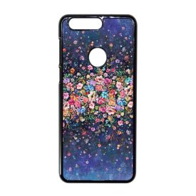 virágos tavaszi art Huawei P Smart fehér tok