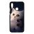 cica cicás macska macskás panda pandás Huawei P Smart 2019 fekete tok