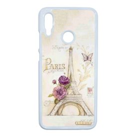 vintage párizs párizsi eiffel torony tornyos Huawei P Smart 2019 fehér tok