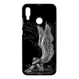 angyal angyalos fekete bukott Huawei P Smart 2019 fekete tok