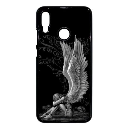 angyal angyalos fekete bukott Huawei P Smart 2019 fekete tok