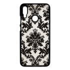 vintage fekete fehér Huawei P Smart 2019 fekete tok