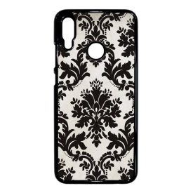 vintage fekete fehér Huawei P Smart 2019 fekete tok