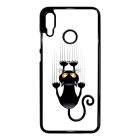 kapaszkodó macska macskás cica cicás Huawei P Smart 2019 fehér tok