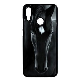 lovas fekete ló Huawei P Smart 2019 fekete tok