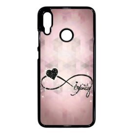 csajos lila infinity infinitis végtelen Huawei P Smart 2019 fekete tok