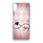 csajos lila infinity infinitis végtelen Huawei P Smart 2019 fekete tok