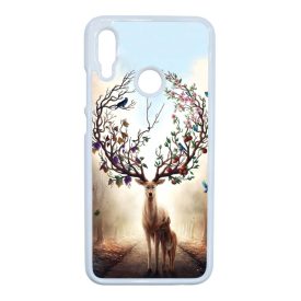 erdő szarvas őz négy évszak Huawei P Smart 2019 fehér tok