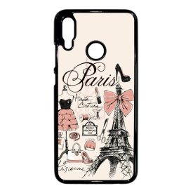 paris párizs eiffel torony tornyos Huawei P Smart 2019 fekete tok