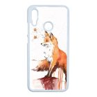 róka rókás fox Huawei P Smart 2019 fehér tok