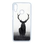 szarvas szarvasos agancs őszi fehér Huawei P Smart 2019 fekete tok