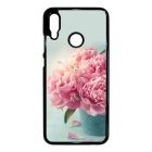 virágos tavaszi vintage rózsaszín rózsás Huawei P Smart 2019 fehér tok