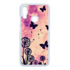 pillangós lepkés pitypang tavaszi Huawei P Smart 2019 fehér tok