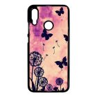 pillangós lepkés pitypang tavaszi Huawei P Smart 2019 fehér tok