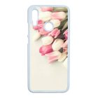 virágos tulipános tavaszi Huawei P Smart 2019 fehér tok