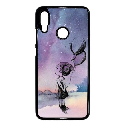 lufis kislány csajos galaxis galaxy Huawei P Smart 2019 fekete tok