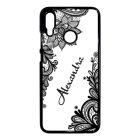 kérd a neveddel csipkés csajos Huawei P Smart 2019 fekete tok