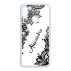 kérd a neveddel csipkés csajos Huawei P Smart 2019 fekete tok