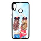 barátnők bff best friends forever legjobb barátnős besties Huawei P Smart 2019 fehér tok