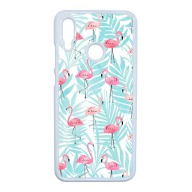 Flamingo Pálmafa nyár Huawei P Smart 2019 fehér tok