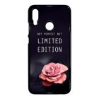 i am Not Perfect But Limited edition viragos rose rozsas Huawei P Smart 2019 fekete tok
