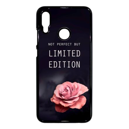 i am Not Perfect But Limited edition viragos rose rozsas Huawei P Smart 2019 fekete tok
