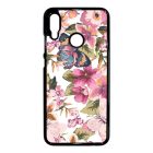 pillangós lepkés virág mintás Huawei P Smart 2019 fehér tok