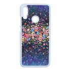 virágos tavaszi art Huawei P Smart 2019 fekete tok