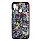 NASA matricabomba astronaut űrhajós stickerbomb Huawei P Smart 2019 fekete tok