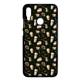 Coffee & Café kávés őszi Huawei P Smart 2019 tok