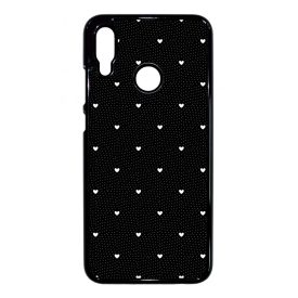 Elegáns szívecskés - BLACK - szives csajos  Huawei P Smart 2019 tok