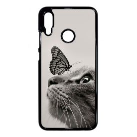 Cica és Pillangó - macskás Huawei P Smart 2019 tok