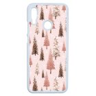 Rózsaszín karácsonyi fenyőfa mintás Huawei P Smart 2019 tok