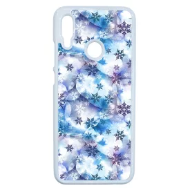 Téli Szépséges Hópihe mintás Huawei P Smart 2019 tok