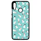 Cuki hóember mintás - Téli mintás Huawei P Smart 2019 tok