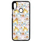 Tündéri Kawaii cica mintás Huawei P Smart 2019 tok