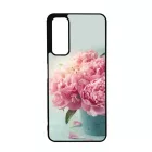 virágos tavaszi vintage rózsaszín rózsás Huawei P Smart 2021 tok