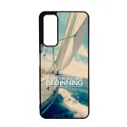 Minden nap egy új kezdet vitorlás tenger nyár Huawei P Smart 2021 tok
