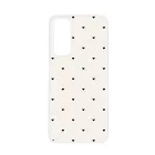 Elegáns szívecskés - CREAM - szives csajos Huawei P Smart 2021 tok