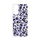Purple Leopard Wild Beauty Animal Fashion Csajos Allat mintas Huawei P Smart (2021) tok