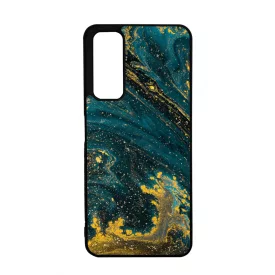 Luxury Blue Aranylo marvany Huawei P Smart (2021) tok