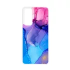 Blue Pink Gradient Ink kek rozsaszin marvanyos Huawei P Smart (2021) tok