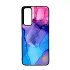 Blue Pink Gradient Ink kek rozsaszin marvanyos Huawei P Smart (2021) tok
