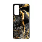 Luxury Golden Black marvanyos marvany mintas Huawei P Smart (2021) tok