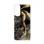 Luxury Golden Black marvanyos marvany mintas Huawei P Smart (2021) tok