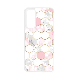 Geometric Rose Gold marvanyos marvany mintas Huawei P Smart (2021) tok