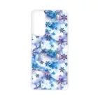 Téli Szépséges Hópihe mintás Huawei P Smart (2021) tok
