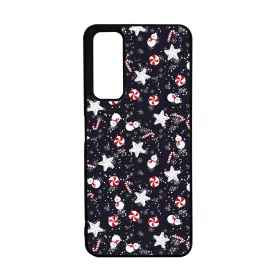 Cuki karácsonyi díszek mintás Huawei P Smart (2021) tok