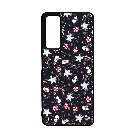 Cuki karácsonyi díszek mintás Huawei P Smart (2021) tok
